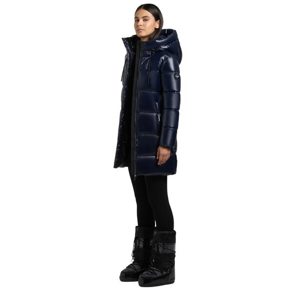 Γυναικείο Μπουφάν Khujo Haya Shiny Midnight Blue HAYASHINY-407