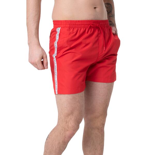Ανδρικό Μαγιό Calvin Klein Medium Drawstring Deep Crimson KM0KM00700-XNL