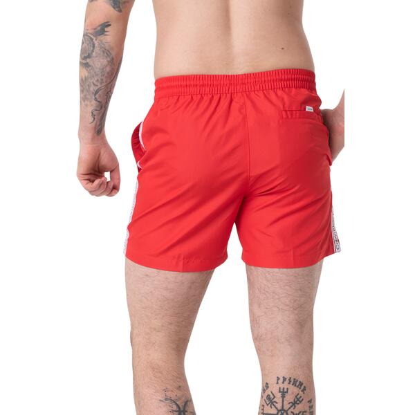 Ανδρικό Μαγιό Calvin Klein Medium Drawstring Deep Crimson KM0KM00700-XNL