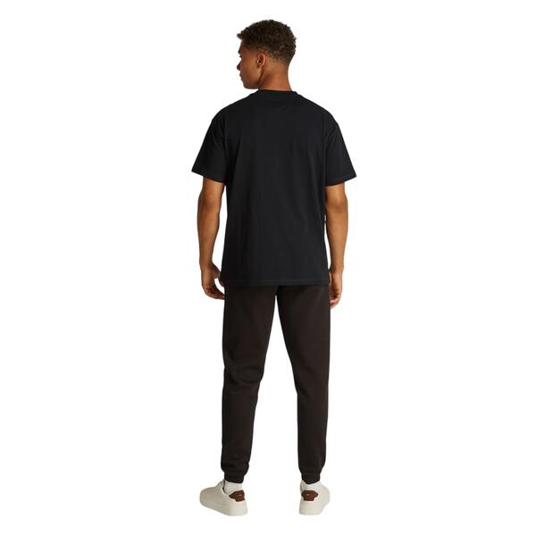 Ανδρικό T-shirt Tommy Jeans Rlx Tonal Crest Βlack DM0DM20805-BDS