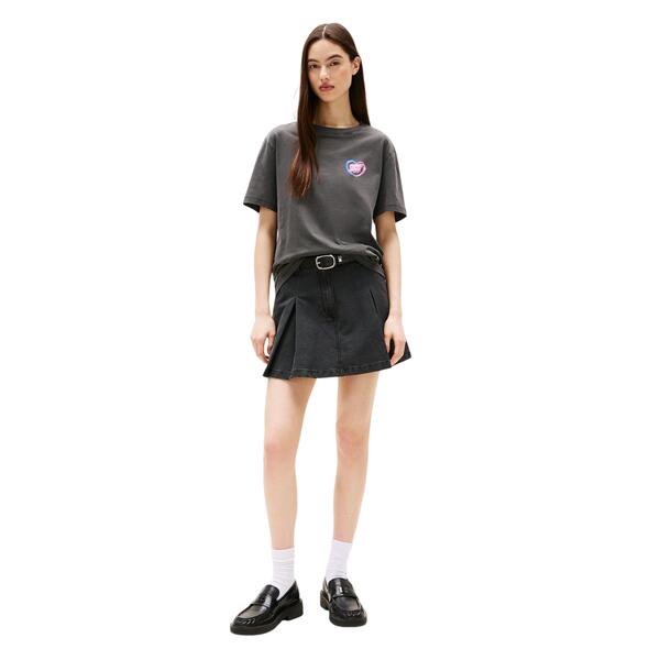 Γυναικείο T-Shirt Tommy Jeans Rlx Neon Ss Tee Ext Black DW0DW21358-BDS