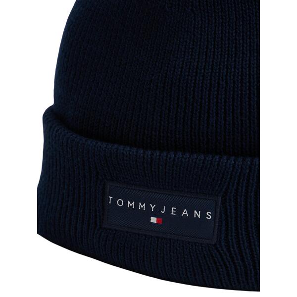 Σκουφάκι Tommy Jeans Tjm Linear Beanie Dark Night Navy AM0AM13666-C1G