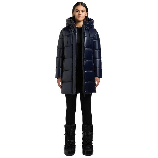 Γυναικείο Μπουφάν Khujo Haya Shiny Midnight Blue HAYASHINY-407