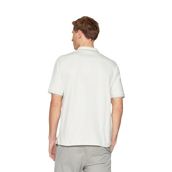 Ανδρικό Polo Calvin Klein Logo Tape Placket Raglan Icicle K10K112463-CGA