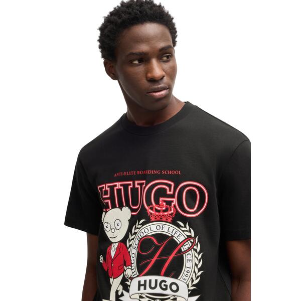 Ανδρικό T-shirt Hugo Daporoni Black 50538254-001