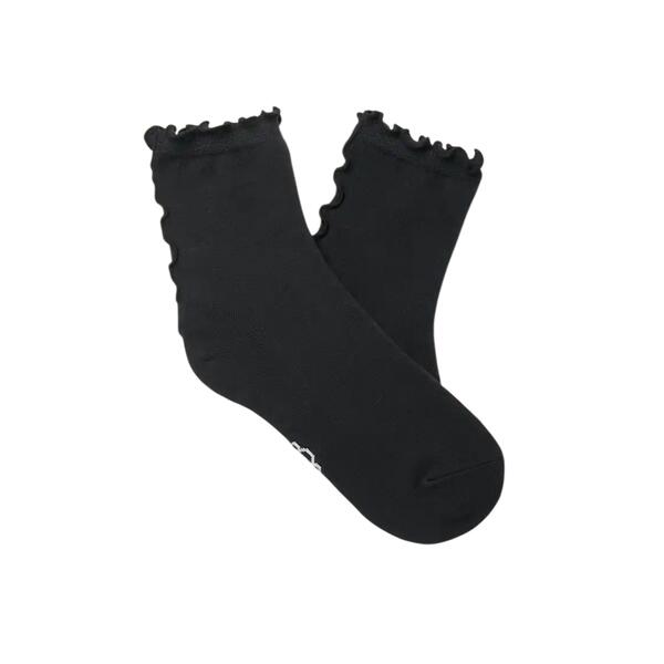 Γυναικείες Κάλτσες Ugg Karsyn Lettuce Edge Quarter II Black 1175251-BLK