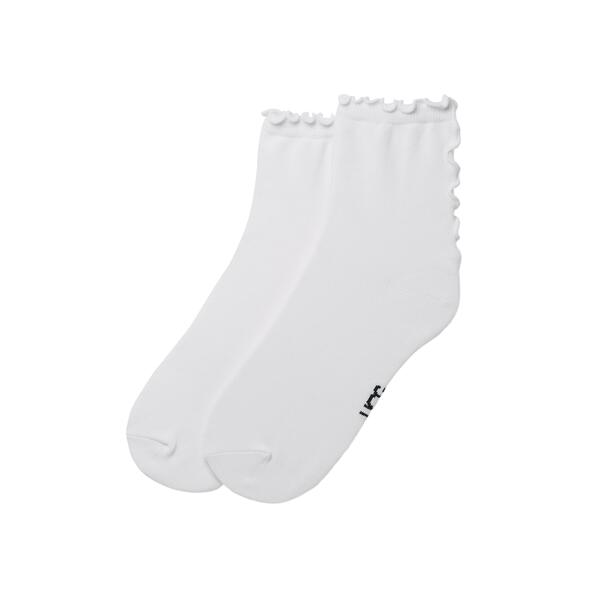 Γυναικείες Κάλτσες Ugg Karsyn Lettuce Edge Quarter II White 1175251-WHT