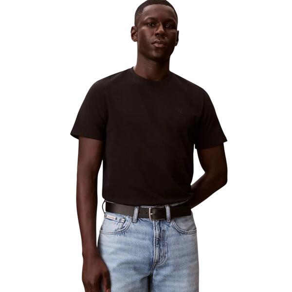 Ανδρικό T-Shirt Calvin Klein Ss Classic Monogram Tee Black LV04RD254G-UB1