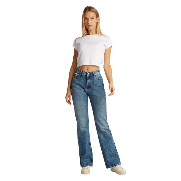 Γυναικείο T-shirt Calvin Klein Monogram Baby Brilliant White LV047AB802-YAA