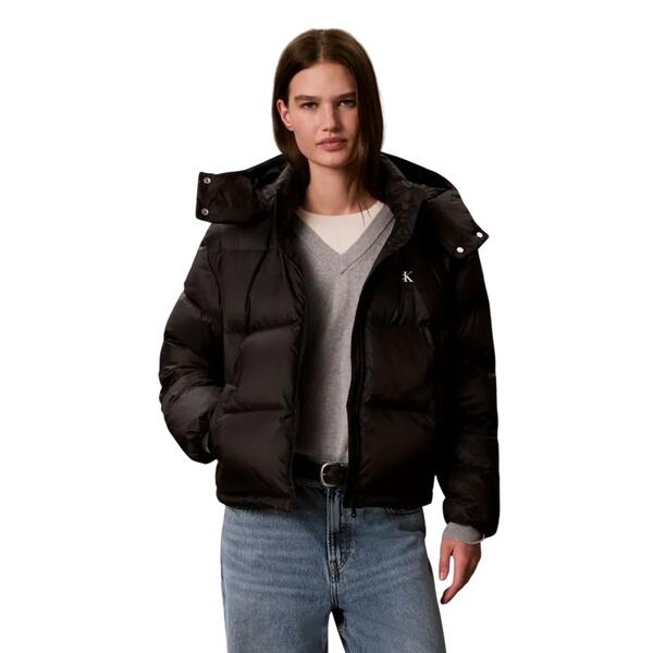 Γυναικείο Μπουφάν Calvin Klein Jeans Essential Mw Short Down Puffer Black LV047H500G-UB1
