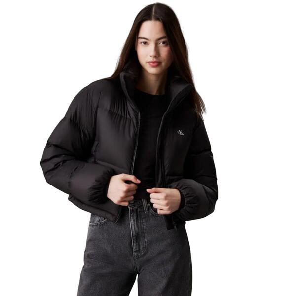 Γυναικείο Μπουφάν Calvin Klein Down Cropped Puffer Black J20J223577-BEH