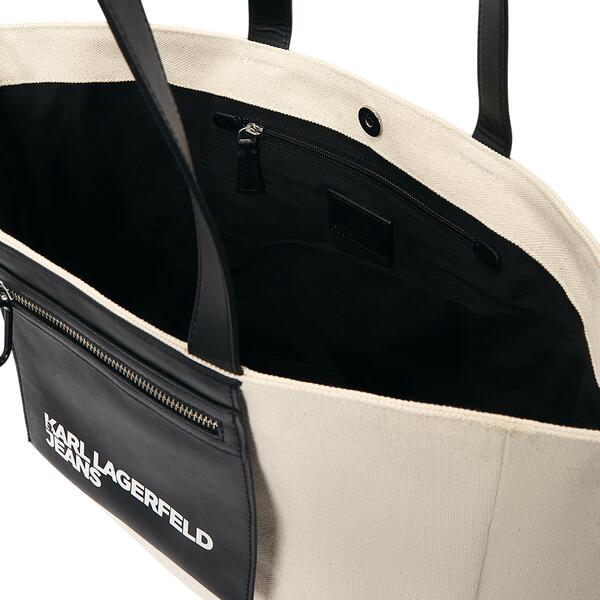 Γυναικεία Τσάντα Ώμου Karl Lagerfeld Ew Pocket Shopper Natural A2W50004-106