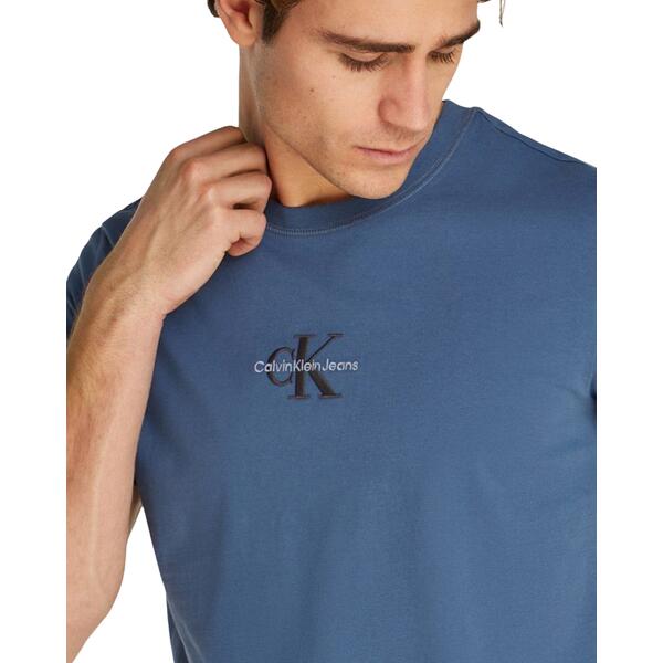 Ανδρικό T-shirt Calvin Klein Monologo Vintage Indigo J30J325649-CK1