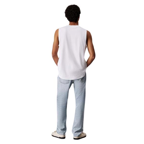 Ανδρικό T-Shirt Calvin Klein Woven Label Tank Bright White J30J327283-YAF