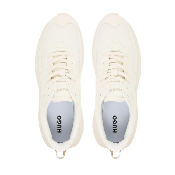 Γυναικεία Sneakers Hugo Leon Runn CvpuW N Open White 50536660-118