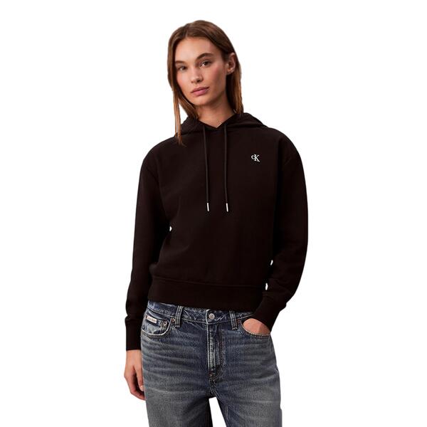 Γυναικείο Φούτερ Calvin Klein Ls Archive Terry Po Hood Black LV047C224G-UB1