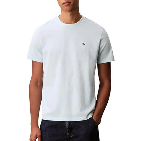 Ανδρικό T-Shirt Calvin Klein Ss Classic Monogram Tee Bright White LV04RD254G-YAF