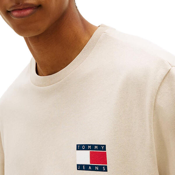 Ανδρικό T-Shirt Tommy Jeans Tjm 90S Peaks Backprint Ss Tee Gulf Sand DM0DM22337-ABY