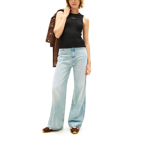 Γυναικείο Τop Tommy Jeans Slim Script Label Tank Black DW0DW22282-BDS