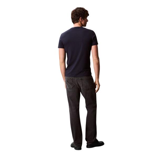 Ανδρικό T-Shirt Calvin Klein Ss Classic Monogram Tee Dark Sapphire LV04RD254G-CEF