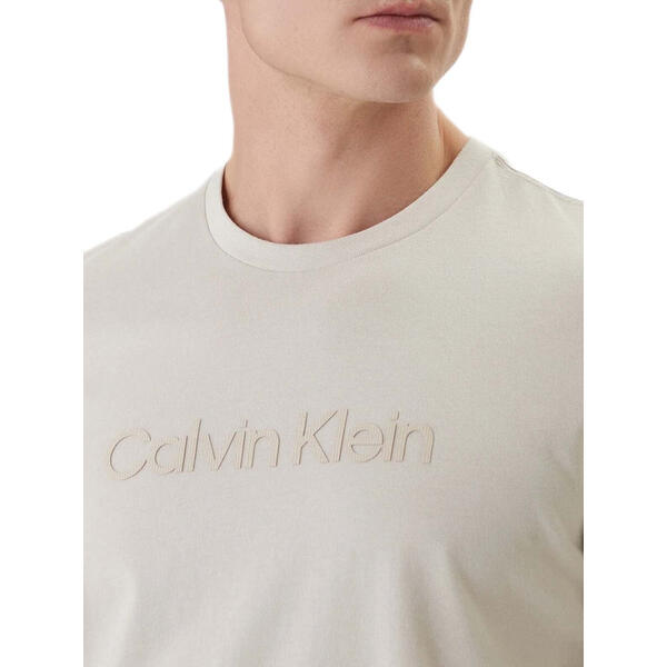 Ανδρικό T-Shirt Calvin Klein 30s Eu Wholesale E Sportswear Grap Oatmeal LV04LF810G-2JX