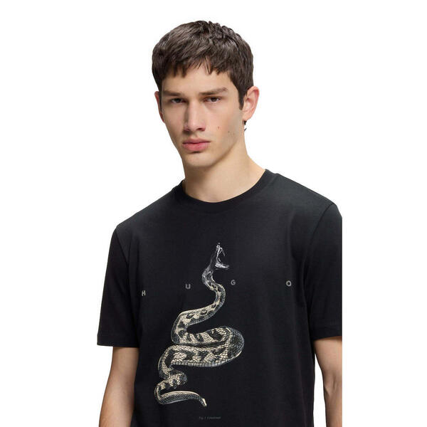 Ανδρικό T-Shirt Hugo Discorb Black 50557672-001