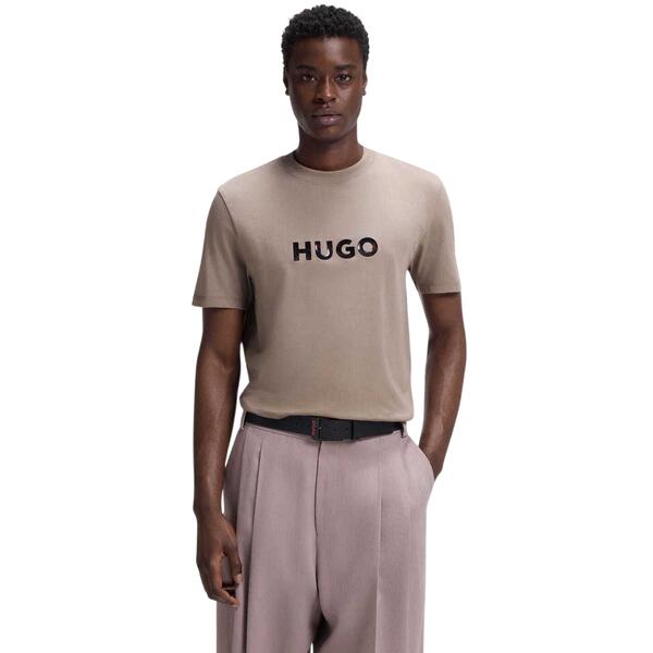 Ανδρικό T-Shirt Hugo Dumeo Light Brown 50557437-237