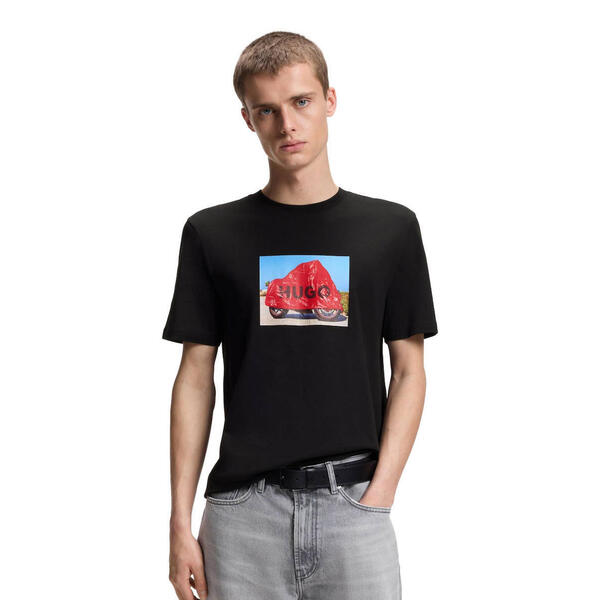 Ανδρικό T-Shirt Hugo Dostino Black 50557674-001