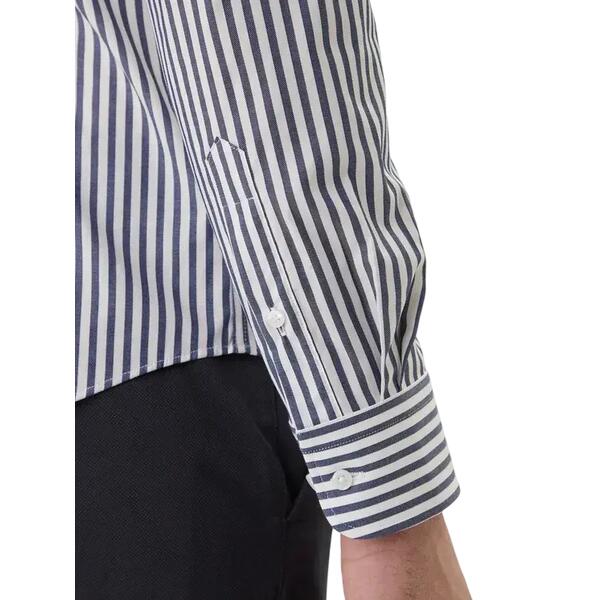 Ανδρικό Πουκάμισο Tommy Hilfiger Cl Bengal Strip Preppy Navy MW0MW42928-C7GR