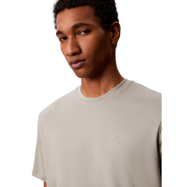 Ανδρικό Τ-Shirt Calvin Klein Ss Supima Chest Emb Crewneck Tee Shadow LV04LB275G-PEZ
