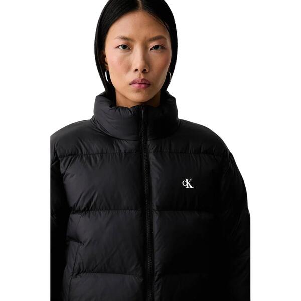 Γυναικείο Μπουφαν Calvin Klein Jeans  Essential Mw Crop Puffer Black LV047H503G-UB1