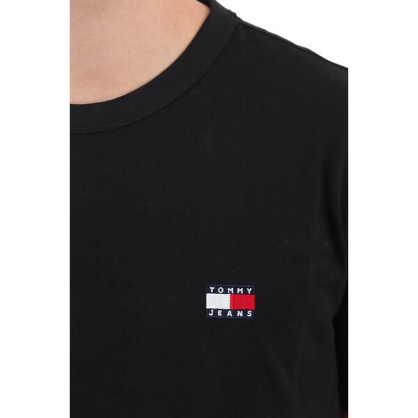 Αντρικό T-shirt Tommy Jeans Reg Badge Ext Black DM0DM20322-BDS