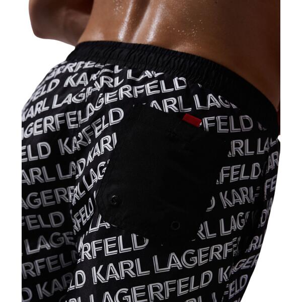 Ανδρικό Μαγιό Karl Lagerfeld Diagonal Aop Med Boardshorts Q18 Ao 230M2203-Q18