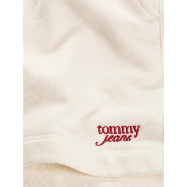 Γυναικείο Shorts Tommy Jeans Script Ext Ancient White DW0DW20353-YBH