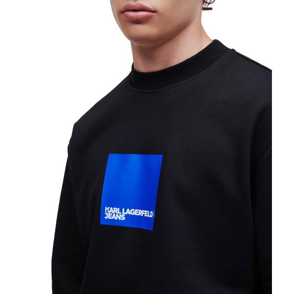 Ανδρικό Φούτερ Karl Lagerfeld Jeans Klj Regular Logo Sweat Black 231D1804-J101
