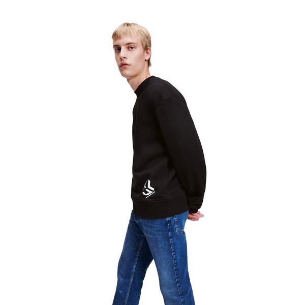 Ανδρικό Φούτερ Karl Lagerfeld Jeans Klj Monogram Lslv Sweat Black 236D1854-J101