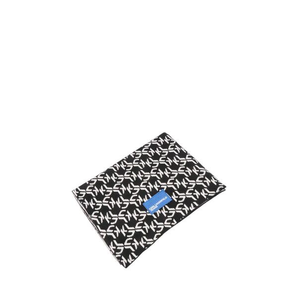 Γυναικείο Κασκόλ Karl Lagerfeld Jeans Monogram Aop Scarf Black White 236J3305-J188