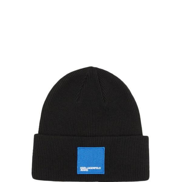 Γυναικείο Σκουφάκι Karl Lagerfeld Jeans Knitted Logo Beanie Black 236J3401-J101
