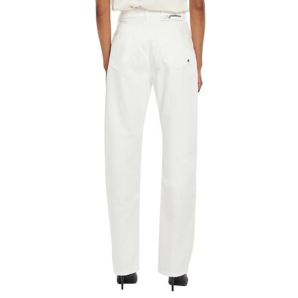 Γυναικείο Jean Karl Lagerfeld Klj Hr Straight Denim White 241J1106-J109