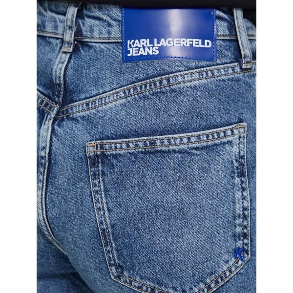 Γυναικείο Jean Karl Lagerfeld Klj Hr Straight W/Slit Denim Dark Marble Blue 241J1108-J306