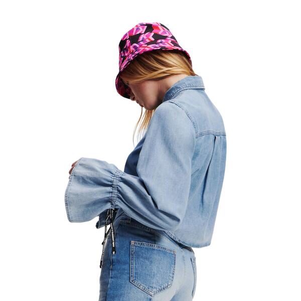 Γυναικείο Πουκάμισο Karl Lagerfeld Klj Tied Sleeve Denim Shirt Vintage Light Blue Stone 241J1602-J320