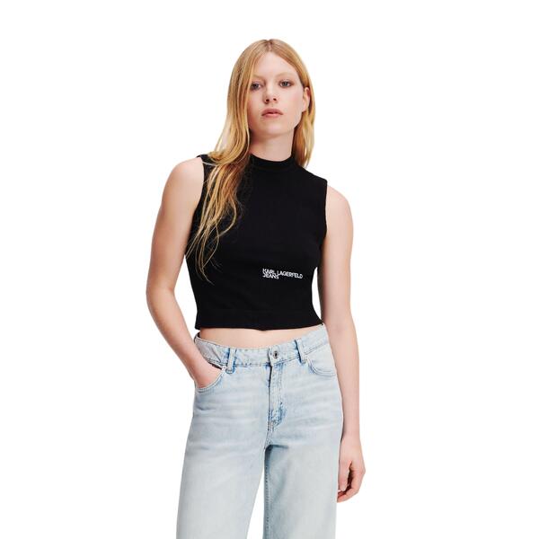 Γυναικείο Πλεκτό Karl Lagerfeld Klj Slvless Tank Black 241J2001-J101