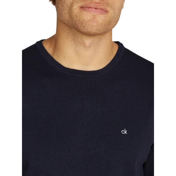 Αντρικό Πουλόβερ Calvin Klein Cotton Silk Blend Cn Night Sky K10K113549-CHW