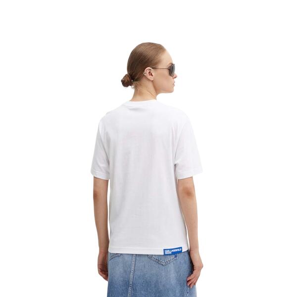Γυναικείο T-shirt Karl Lagerfeld Regural Sslv Tee White 245J1711-J109