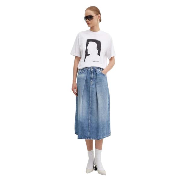 Γυναικείο T-shirt Karl Lagerfeld Regural Sslv Tee White 245J1711-J109