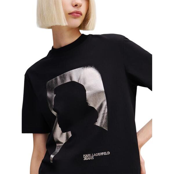 Γυναικείο T-shirt Karl Lagerfeld Reg Ss Black A1W17032-999