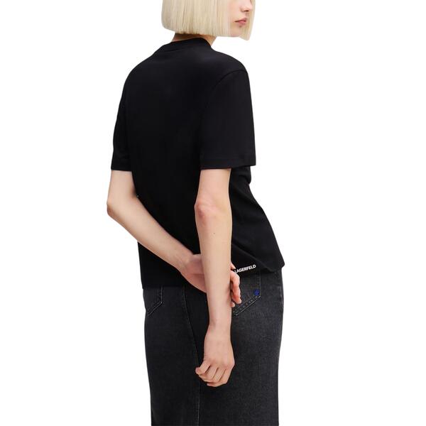 Γυναικείο T-shirt Karl Lagerfeld Reg Ss Black A1W17032-999