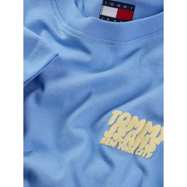 Γυναικείο T-Shirt Tommy Jeans Reg Bubble Sugarplum Blue DW0DW21338-C12