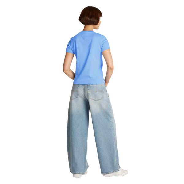 Γυναικείο T-Shirt Tommy Jeans Reg Bubble Sugarplum Blue DW0DW21338-C12