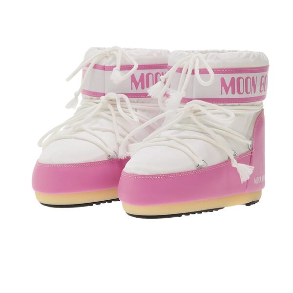 Γυναικείες Μπότες Moon Boot Mb Icon Low Nylon Pink White 80D1409340-JB05
